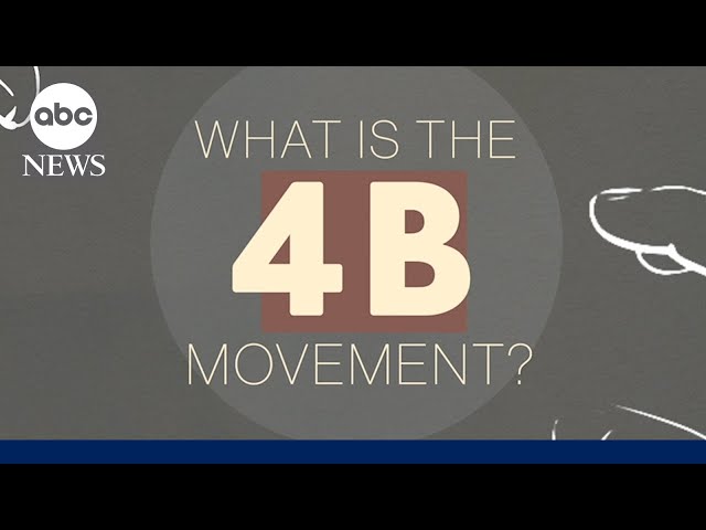 ⁣What is the 4B movement? Trump's win has some women swearing off men