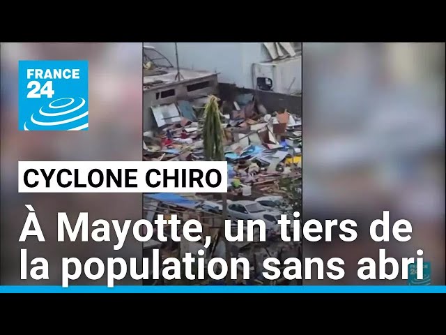 ⁣À Mayotte, un tiers de la population sans abri après le passage du cyclone Chido • FRANCE 24