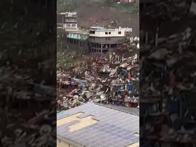 ⁣Cyclone Chido à Mayotte : les images de désolation d’un archipel ravagé