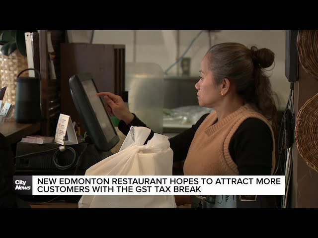 ⁣Edmonton restaurant hopes to attract more customers with the GST break