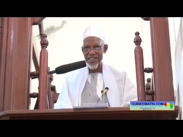 ⁣ Lutte contre la drogue : sermon de l'imam de la grande mosquée de Bambeto, Elhadj Saidou Dial