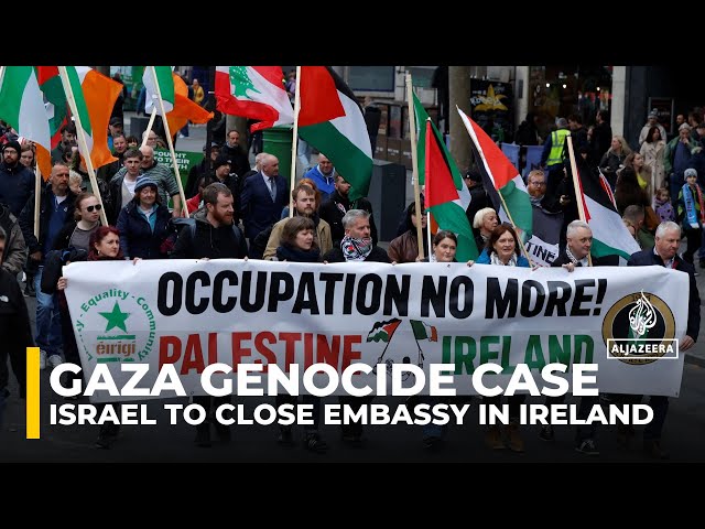 ⁣Israel to close embassy in Ireland after Dublin backs Gaza genocide case