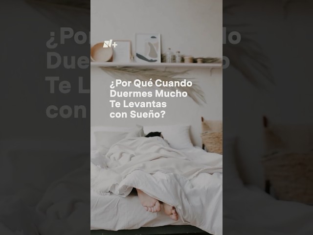 ⁣¿Por qué, cuando duermes mucho, te levantas con sueño? - N+ #shorts