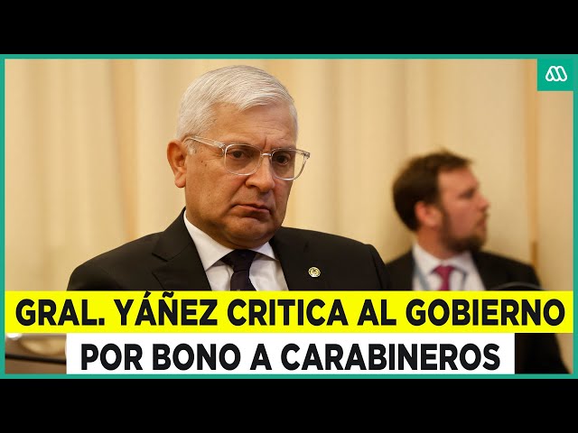 ⁣General Yáñez critica a gobierno por bono de Carabineros: "Una verdadera bofetada"