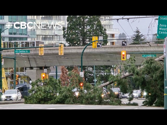 ⁣Landslide cleanup continues after B.C.’s south coast hit by overnight storm