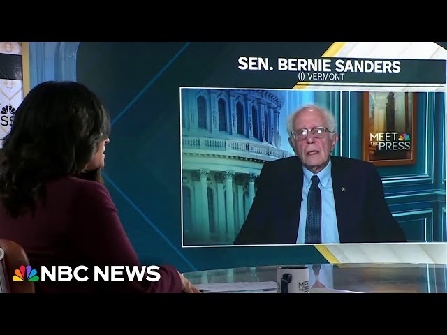 ⁣‘I surely hope’ to work with Trump to raise the minimum wage, Sen. Bernie Sanders says