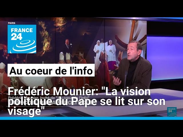 ⁣Frédéric Mounier: "La vision politique du Pape se lit sur son visage" • FRANCE 24