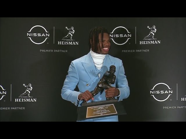 ⁣Colorado Buffaloes' Travis Hunter becomes Heisman Trophy winner