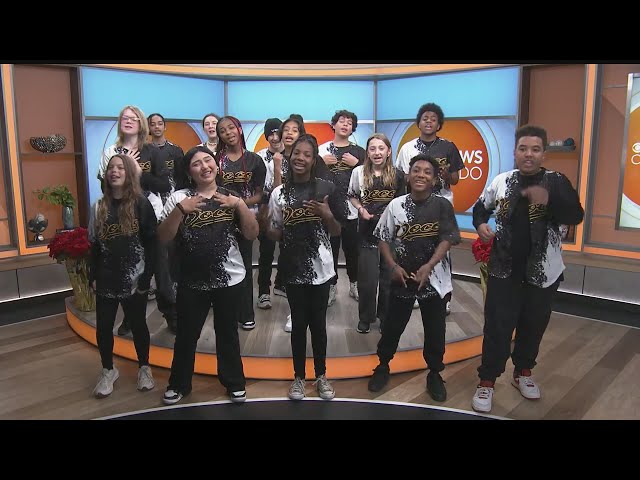 ⁣Vocal Coalition Youth Choirs performs on CBS Colorado