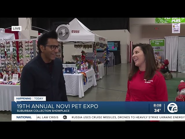 ⁣Holiday Pet Expo in Novi: Faraz Javed reports from Suburban Collection Showplace