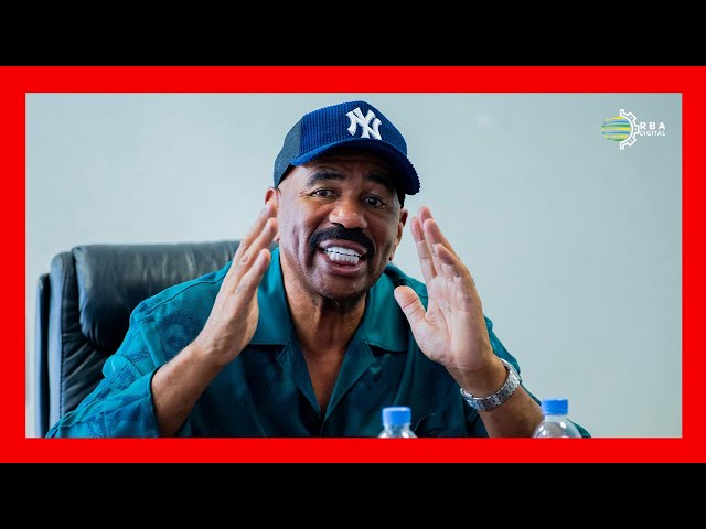 ⁣Steve Harvey, umunyarwenya w'Umunyamerika agiye gushora imari mu Rwanda