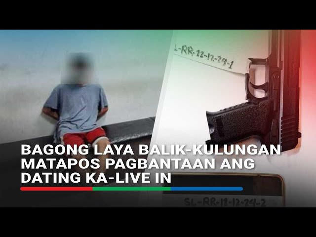 ⁣Bagong laya balik-kulungan matapos pagbantaan ang dating ka-live in partner