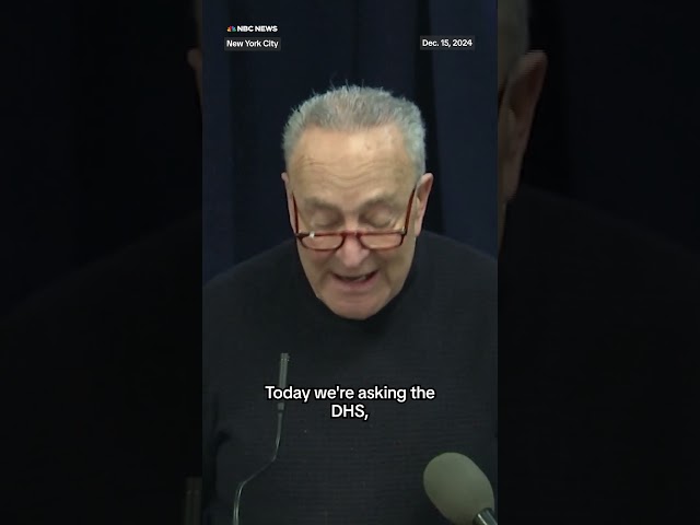 ⁣Chuck Schumer pushes for new technology to address drone sightings