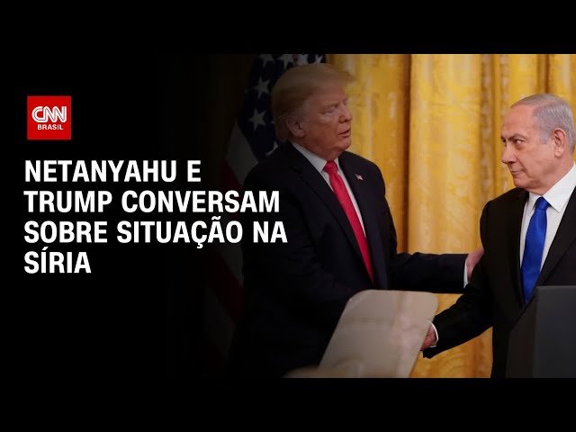 ⁣Netanyahu e Trump conversam sobre situação na Síria | AGORA CNN