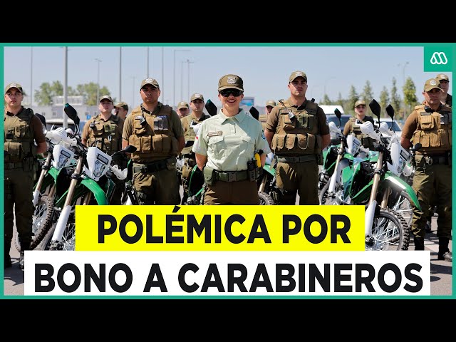 ⁣“Es reírse de Carabineros”: Polémica por bono a funcionarios policiales