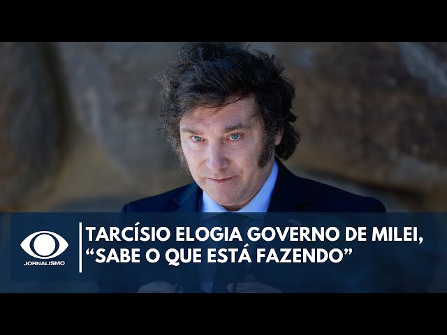 ⁣Tarcísio elogia governo de Milei, “Argentina sabe exatamente o que está fazendo” | Canal Livre