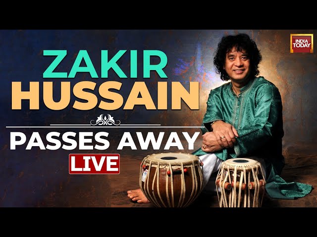 ⁣LIVE: Tabla Maestro Zakir Hussain Passes Away At The Age Of 73 In US Hospital | India Today LIVE