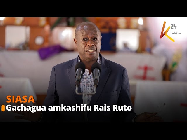 ⁣Gachagua amkashifu Rais Ruto kwa kile anasema ni kutukana wakenya wanaopinga sera zake