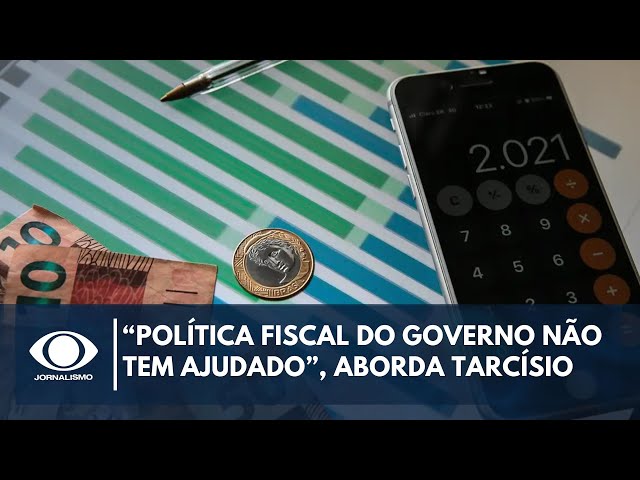 ⁣“Política fiscal do governo não tem ajudado”, aborda Tarcísio sobre taxa de juros | Canal Livre