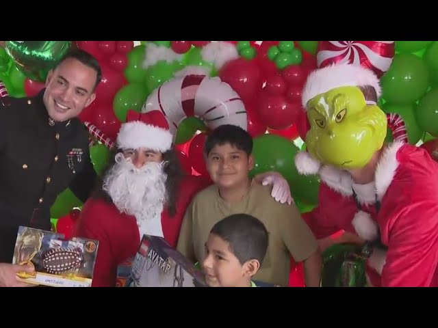 ⁣Miami Beach veterans base transforms into Santa's toy sack