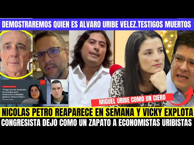 ⁣CADENA DE TESTIGOS MU3RT0S EN CASO URIBE.REAPARECE NICOLAS PETRO.ECONOMISTAS URIBISTAS MUY IGNORANTE