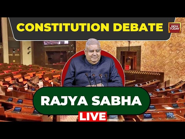 ⁣Rajya Sabha LIVE: Constitution Debate | JP Nadda Speech | Mallikarjun kharge Speech | India Today