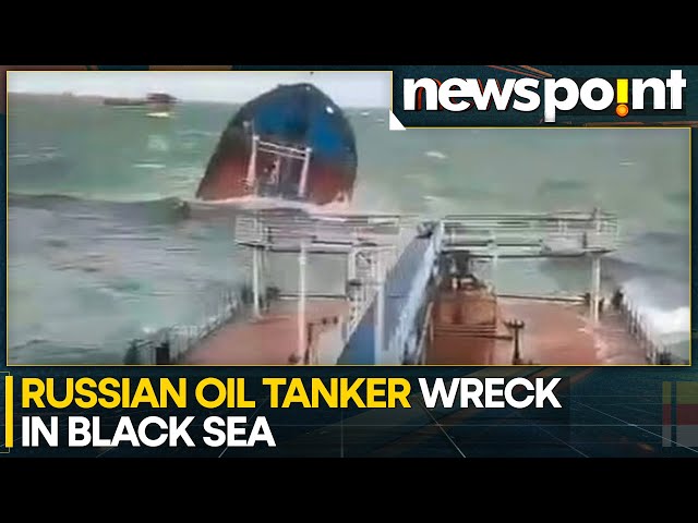 ⁣Russian Oil Tanker Damaged in Kerch Strait Near Crimea | WION Newspoint