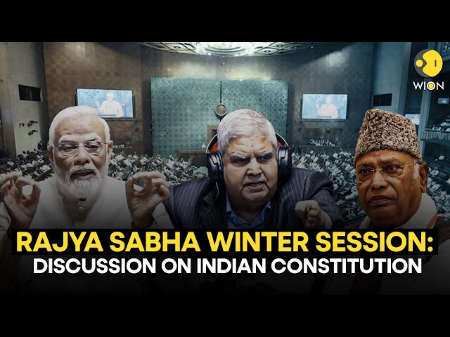 ⁣Rajya Sabha Winter Session LIVE: Stormy Session Expected As Debate On Constitution Continues | WION