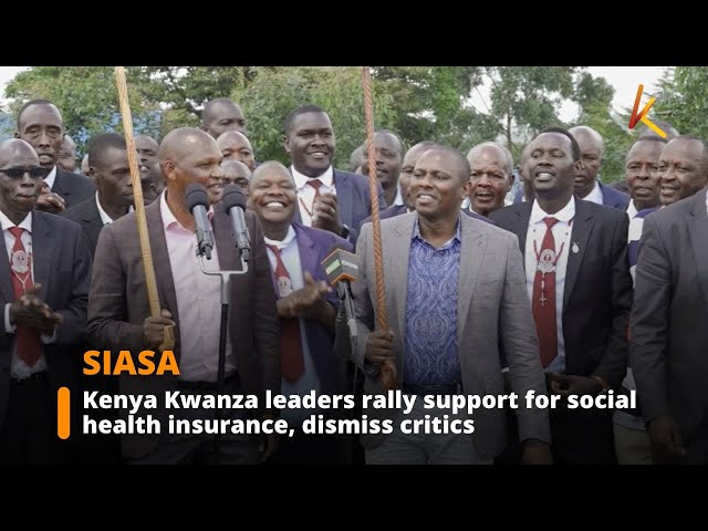 ⁣Kenya Kwanza leaders defend social health insurance, urge mass registration