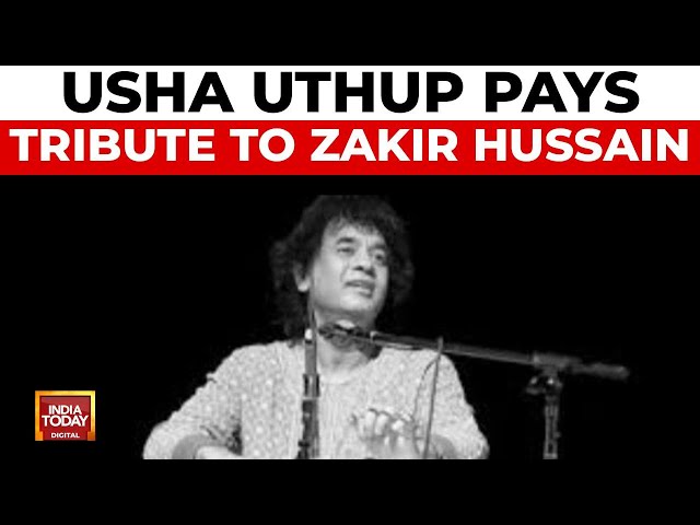 ⁣Usha Uthup Remembers Zakir Hussain: 'A Beautiful Human Being with a Most Beautiful Soul'