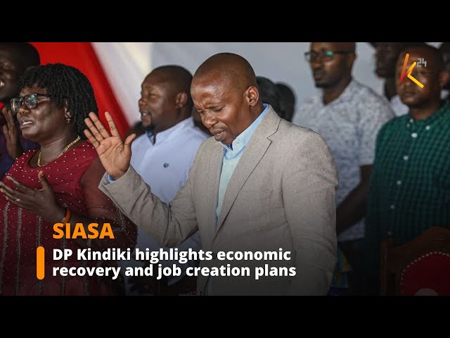 ⁣DP Kindiki outlines economic recovery plans and job creation strategy