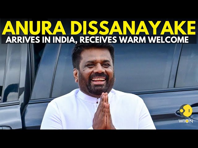 ⁣Sri Lankan President Anura Dissanayake Receives A Grand Welcome In India, Meets PM Modi | WION LIVE