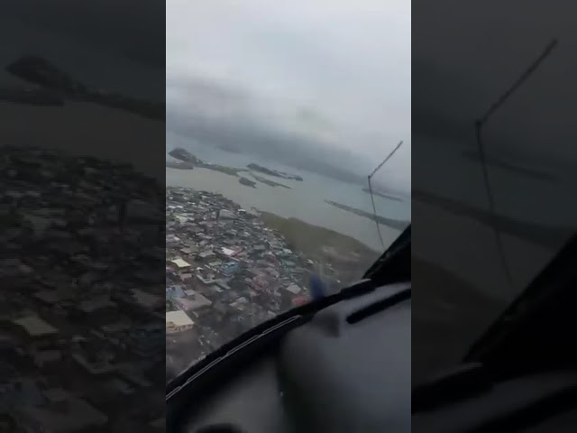 ⁣Mayotte vue du ciel , les dégâts sont impressionnants