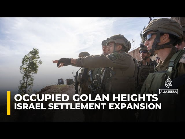 ⁣Israel approves Netanyahu’s plan to expand settlements in occupied Golan Heights