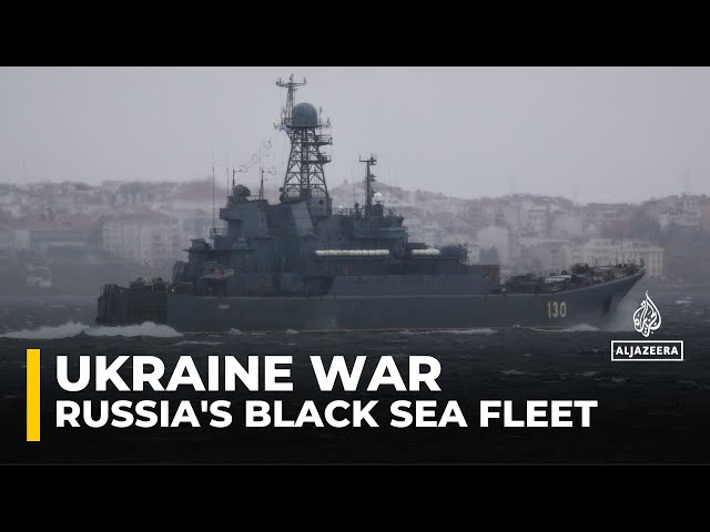 ⁣Russia's Black Sea Fleet: Ukraine's navy says Russia has pulled back its ships