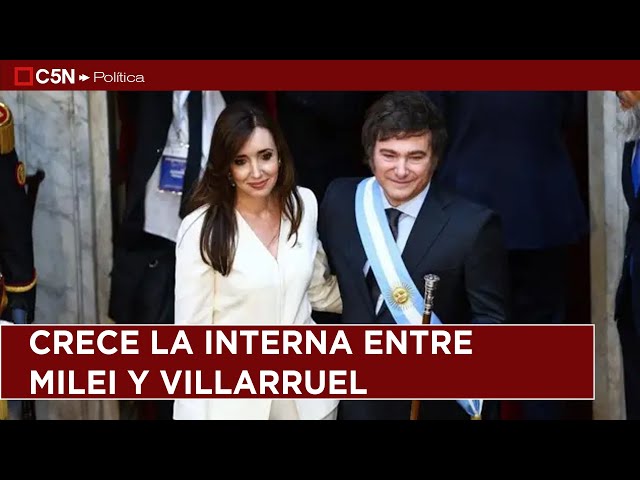 ⁣CRECE la INTERNA entre MILEI y VILLARRUEL