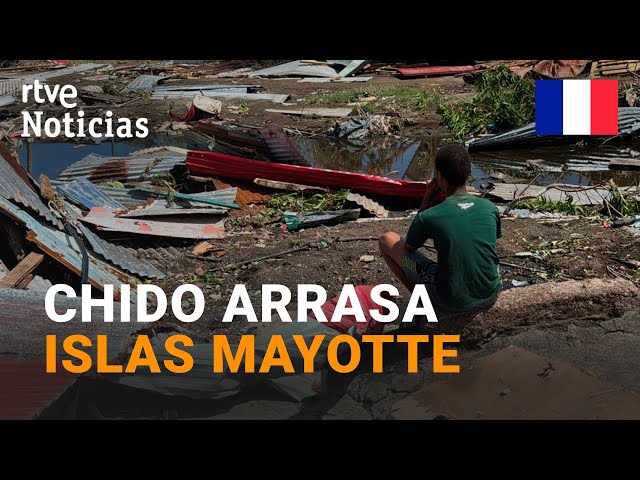 ⁣CICLÓN CHIDO: Las autoridades de FRANCIA hablan de CIENTOS o MILES de MUERTOS en las ISLAS MAYOTTE