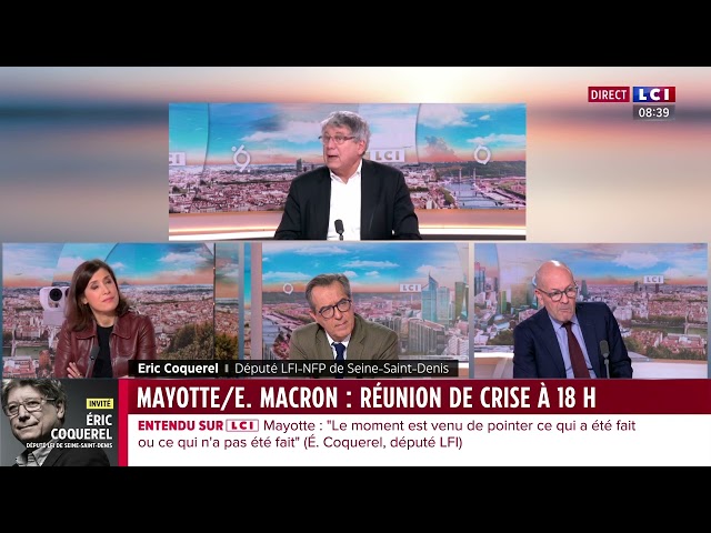 ⁣Eric Coquerel : "Nous, on dit qu'on n'a rien à négocier" avec François Bayrou｜LC