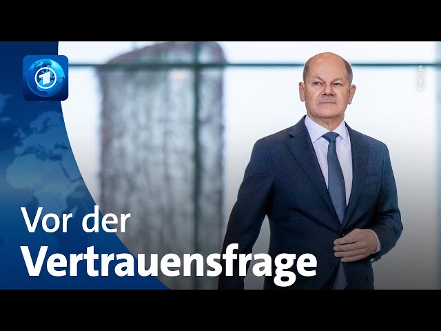 ⁣Kanzler Scholz stellt Vertrauensfrage