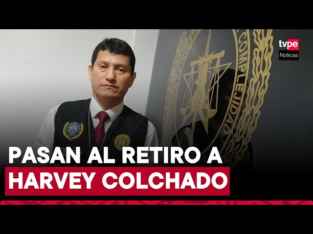 ⁣Harvey Colchado: pasan al retiro a coronel PNP por renovación de cuadros