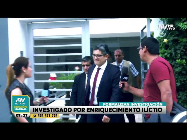 ⁣Formalizan investigación contra el fiscal Domingo Pérez por enriquecimiento ilícito