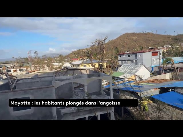 ⁣Mayotte : les habitant plongée dans l'angoisse