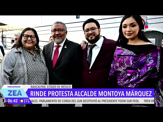 ⁣Isaac Montoya Márquez rinde protesta como alcalde de Naucalpan