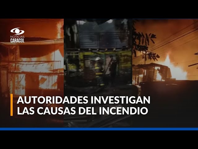 ⁣28 personas se quedaron sin casa por incendio en Armenia