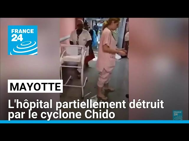 ⁣Mayotte : l'hôpital partiellement détruit par le cyclone Chido • FRANCE 24