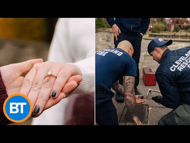 ⁣This engagement photoshoot almost ended in disaster