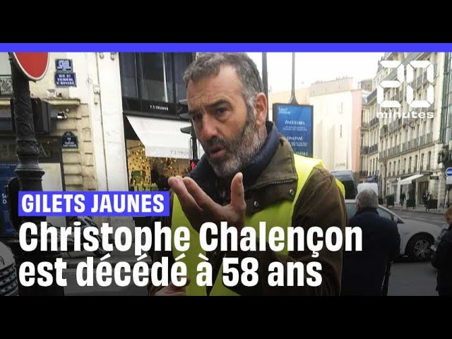 ⁣Gilets jaunes : Christophe Chalençon est décédé à 58 ans