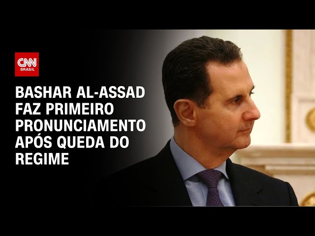 ⁣Bashar al-Assad faz primeiro pronunciamento após queda do regime | LIVE CNN