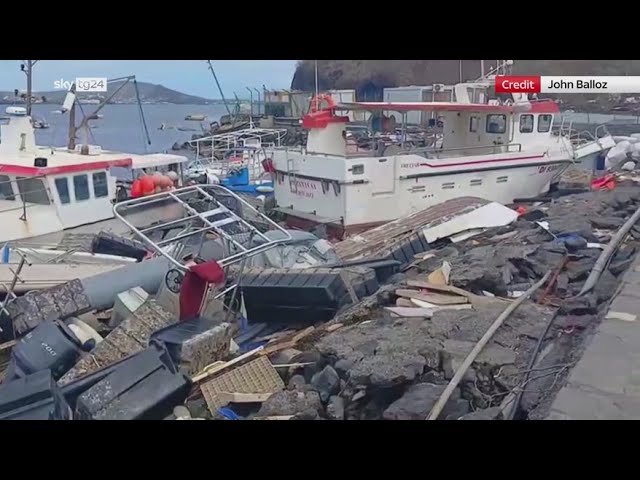 ⁣Isole Mayotte, ciclone Chido devasta l'arcipelago francese