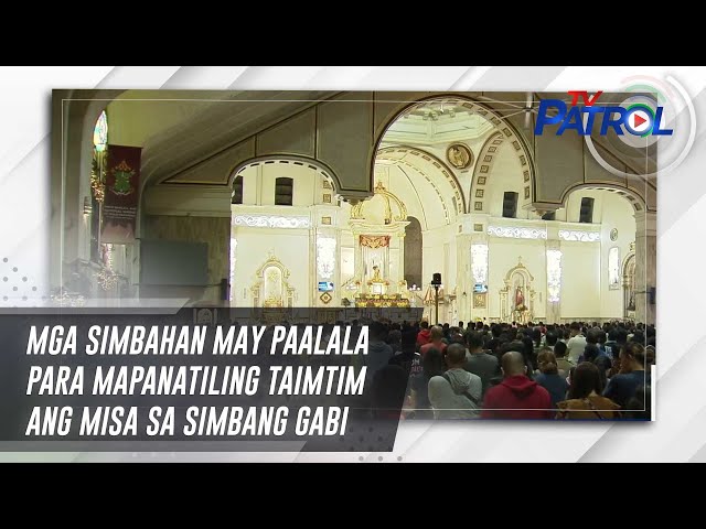 ⁣Mga simbahan may paalala para mapanatiling taimtim ang misa sa Simbang Gabi